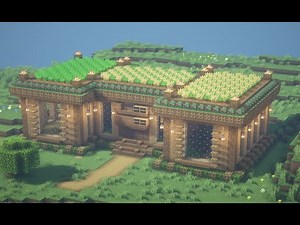 Minecraft Tutorial & Build your Large-Capacity Farm House