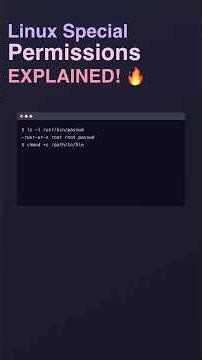 Linux Special Permissions EXPLAINED! Sticky Bit, SUID, SGID 🔥