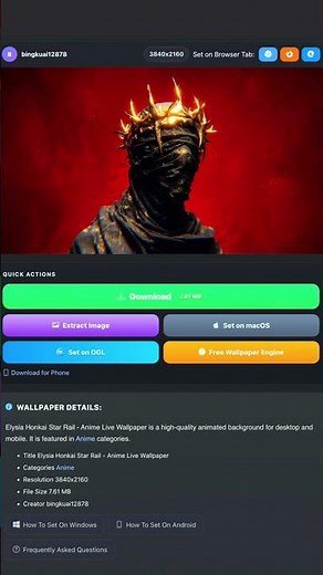 Get Steam Live Wallpapers for FREE! 🖥️🔥 #LiveWallpaper #GamingSetup #TechHacks #WallpaperEngine