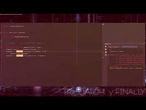 Excepciones TRY CATCH FINALLY en JAVA (ejemplo)