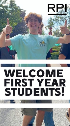 Nothing says First Year Experience at RPI like a fist bump from our leaders on campus. 💯✨ #RPI2029 #RPI #RPIAlumni | RPI Alumni
