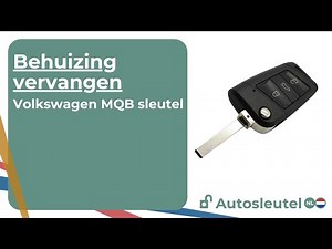 Volkswagen MQB key - Replace housing