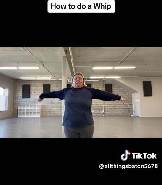 Learn how to do a whip! #batontwirling #twirling #baton #twirler #dancestudioowner