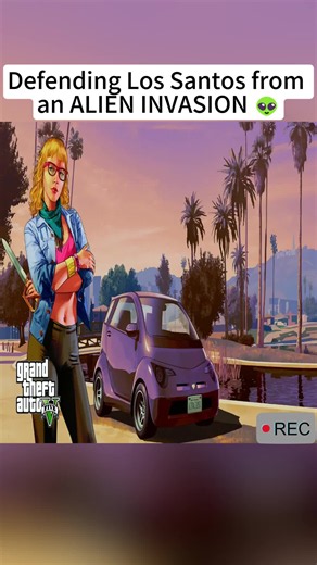 Defending Los Santos from an Alien Invasion – GTA V Gameplay