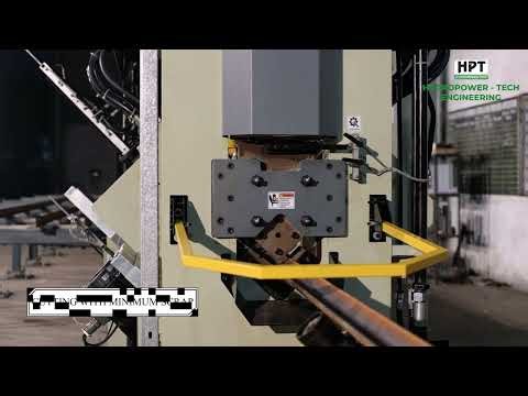 HPT - CNC Angle Line Machine - Angle Cutting, Punching & Marking Machine