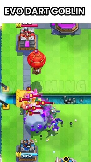 Evo Dart Goblin Mentality is UNSTOPPABLE 🔥 #clashroyale #shorts