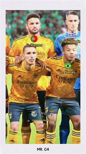 Champions League 22/23 - Round 6 - Maccabi Haifa vs Benfica Squad #maccabihaifa #benfica #c1