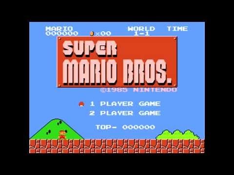 Super Mario Bros Title Screen (NES)