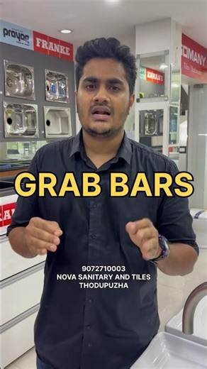 Stylish bathroom grab bars for elders and all. Strong grip, safe designs, modern looks