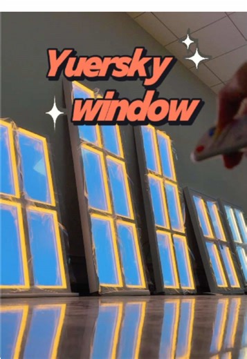 Yuersky window lamp，You can use it in a windowless room.#yuersky #yuerskylight #artificialskylight #EngineeringLighting #ledlight #designer #ledlightingmanufacturer