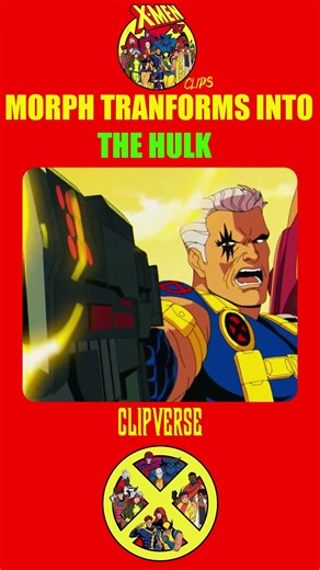 At this point we can all agree that Morph is a cheat code. #morph #xmen97