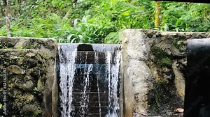 Waterfall footage, cool and beautiful, with 4k image quality