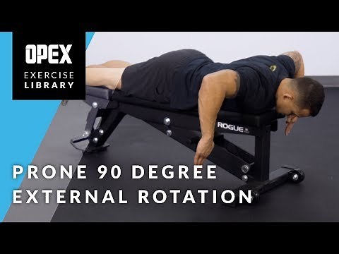 Prone 90 Degree External Rotation - Opex Exercise Library
