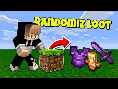 Minecraft Hardcore But || LOOT Are RANDOMIZE Every DAY !!!