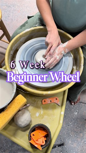 Registration for the next round of beginner wheel is open!! Whether you’re a complete novice or need a refresher, this course sets you on the path to confidently create ceramics on the wheel. Who knows, you might find yourself so enamored that you join our Co-op! Students will learn about the stages that clay goes through—from wet, to leather-hard, to bone-dry—and about the hand tools used for trimming and creating texture on pots. Skill Level: This workshop is ideal for folks with zero experien