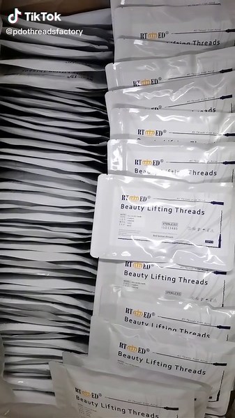 Various types of PDO threads. #pdothreads #pdothread #threadlift #professional #learnontiktok #plasticsurgery #Medical #facelift #pdothreadlift #popular #chinesesupplier