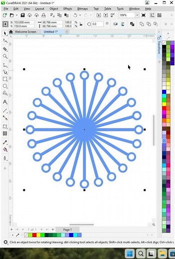 Coreldraw | Transform Rotate Tips