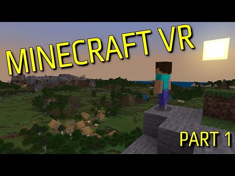 Minecraft VR Gameplay Part 1 | How To Play Minecraft??? | PSVR Preview