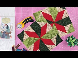 Patchwork tutorial: magic half square triangle pattern