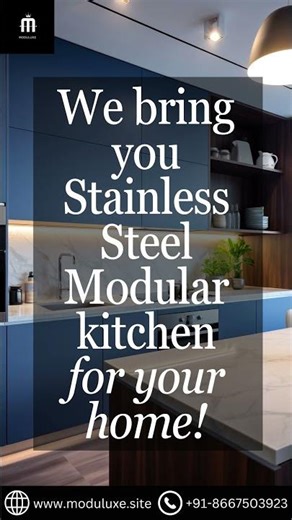 Moduluxe's Stainless Steel Modular Kitchen