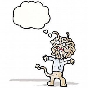 Comic spaghetti-monster Comic