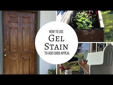Gel Stain Over Paint | How to Gel Stain Your Front Door