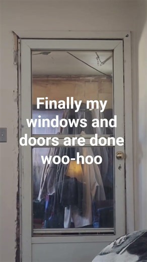 I am loving my new windows and doors