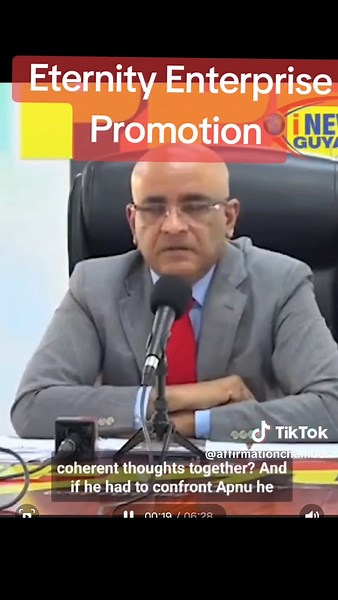 Guyanese Vice President Bharrat Jagdeo Press Conference