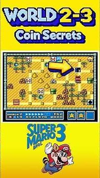 🪙 World 2-3 Coin Secrets Guide – Super Mario Bros 3 (Hidden Coin Locations)
