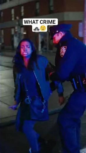 Woman Screaming During Intense NYPD Arrest in NYC: "What Crime Have I Committed?" #usa #NYC #shorts
