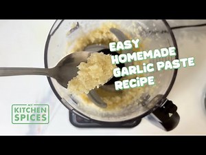 How to Make Garlic Paste at Home | 10-Minute Homemade Garlic Paste Recipe