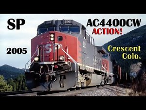 SP AC4400CW 248 Leads 6 Unit Set in Crescent, CO, Oct. 26, 2005, Union Pacific Moffat Tunnel Route