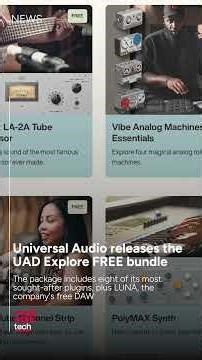Free Universal Audio plugins, a special Model D from Moog, Auxy teases a new synth: Music tech news