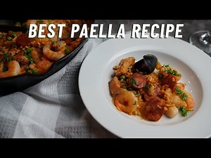 Seafood Paella | Yummy One Pan Weekend Dinner