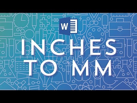How to change inches to cm in Microsoft Word - Word 2016 Tutorial [4/52]