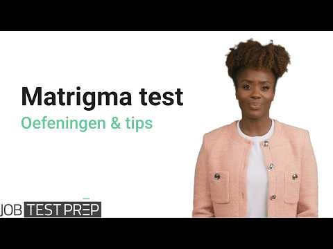 Hoe oefen je de Assessio Matrigma test?