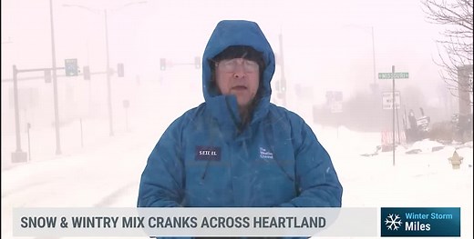 13K views · 178 reactions | "The wind chill has dropped down to one lonely degree." LIVE in cold and snowy Missouri, Mike Seidel shows the effects of Winter Storm #Miles: | The Weather Channel | Facebook