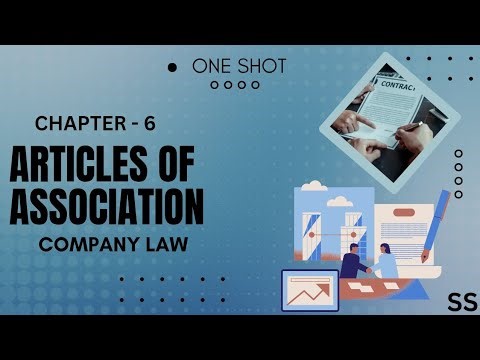 Article of association|3rd SEM|B.com & BBA|NEP|ONE SHOT|Comp.law|PU|study sphere4554