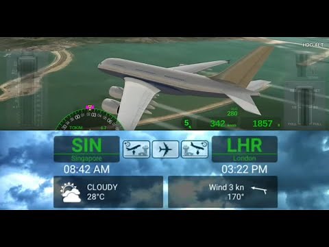 Singapore Airlines Airbus A380 "Singapore - London" ( Airline Commander )