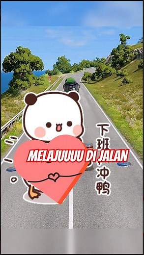 Mobil Lucu Melaju Santai di Jalan Datar! 🚗💨 Siap-Siap Ketawa!