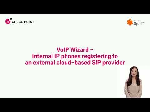 VoIP Wizard - Internal IP phones registering to an external cloud-based SIP provider