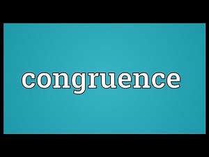 Congruence Meaning
