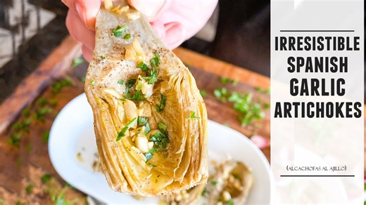 Garlic artichokes | Easy and delicious Spanish tapas recipe