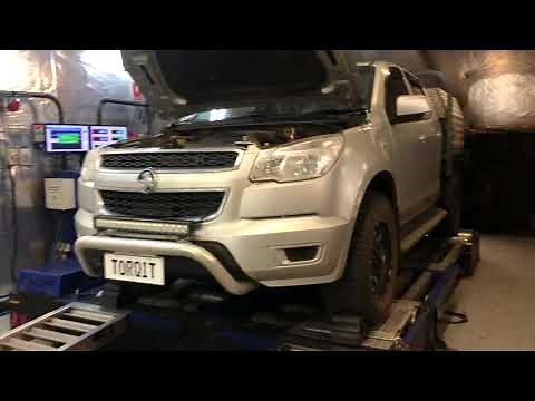 Holden Colorado gets a 3" exhaust and remap