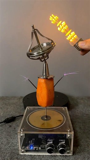 Lightning power #experiment #shorts