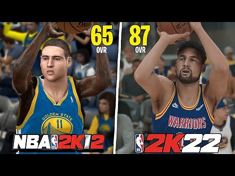Hitting A 3pt Shot With Klay Thompson In Every NBA 2K!