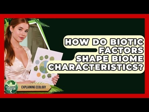 How Do Biotic Factors Shape Biome Characteristics? - Explaining Ecology