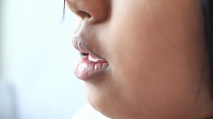 Download close up of child screaming at home for free