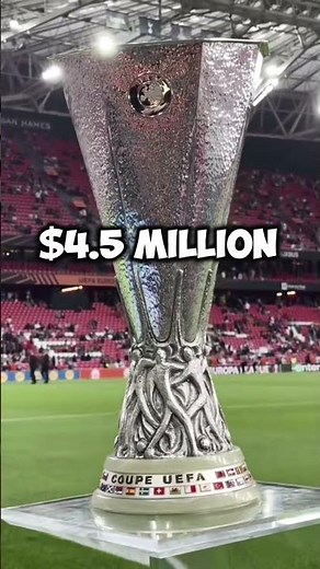 The 5 Most EXPENSIVE Football Trophies in the World! #shorts