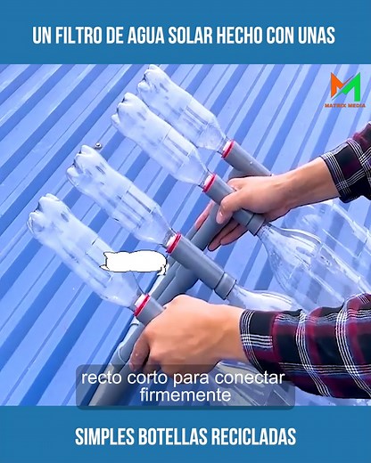9.8K views · 44 reactions | Un filtro de agua solar hecho con unas simples botellas recicladas. Vea más en nuestro canal  | Phoenix Thread | Facebook